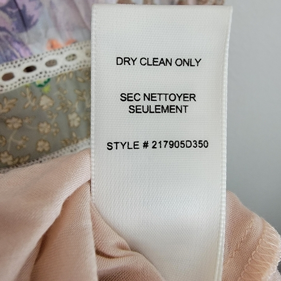 Rebecca Taylor Mixed Print Dress size 6 NWT - Picture 9 of 10